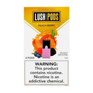 Lush Pods Peach-Berry Pack of 4