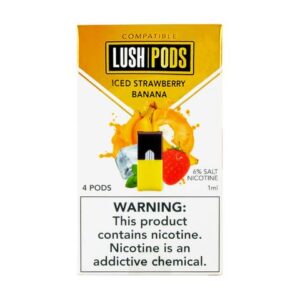 Lush Pods Iced Strawberry Banana Pack of 4