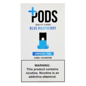 Plus Pods Blue Raspberry Pack of 4