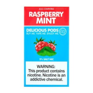 Delicious Pods Raspberry Mint Pack of 4
