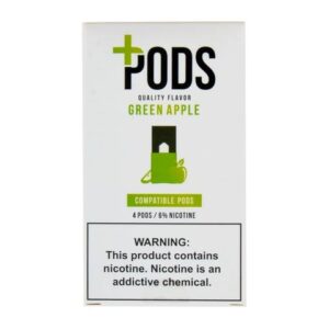 Plus Pods Green Apple Pack of 4