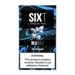 SixT Blu Raz 4 Pods