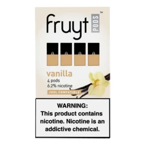 Fruyt Pods Vanilla Pack of 4