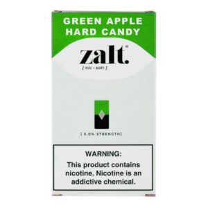 Zalt Green Apple Hard Candy 4 Pods