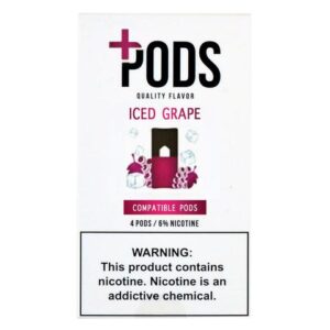 Plus Pods Iced Grape Pack of 4