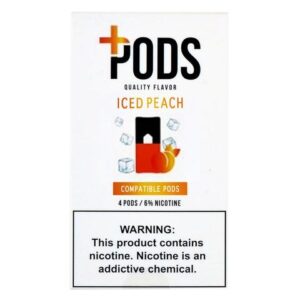 Plus Pods Iced Peach Pack of 4