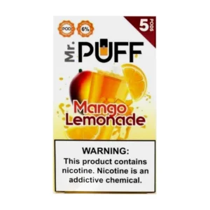 Mr Puff Mango Lemonade 5 Pods